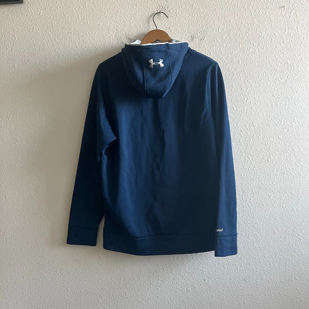 Under Armour Men's Storm Fleece Hoodie Navy Blue Jacket Sweatshirt Size S - Picture 7 of 9